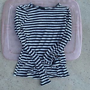 Rag & Bone Striped Long Sleeve Large